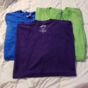 3 XL Plain Unisex Tops